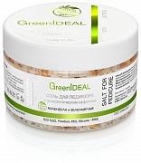 Соль для педикюра с антисептическим эффектом Календула и зеленый чай GreenIdeal ГринИдеал